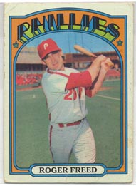 1972 Topps Baseball Cards      069      Roger Freed